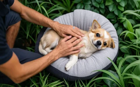 狗狗便秘不用愁，教你按摩解難憂